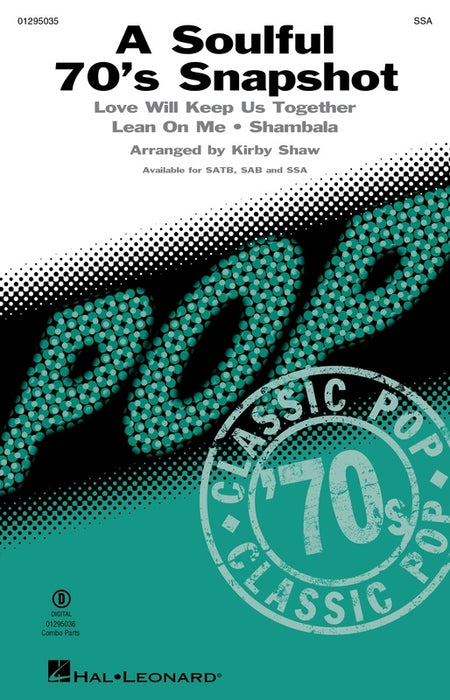 A SOULFUL 70S SNAPSHOT SSA/PIANO