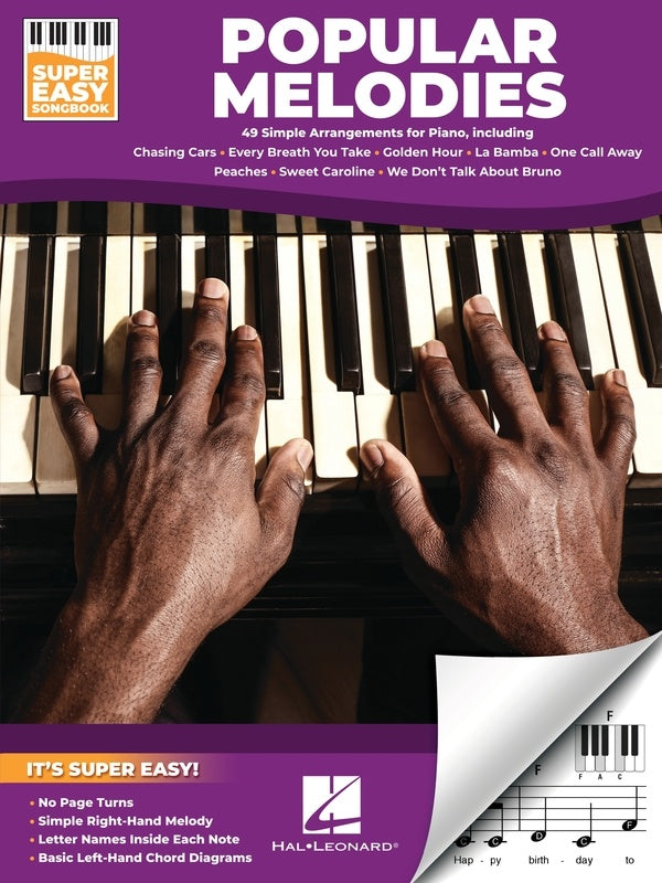 POPULAR MELODIES SUPER EASY SONGBOOK