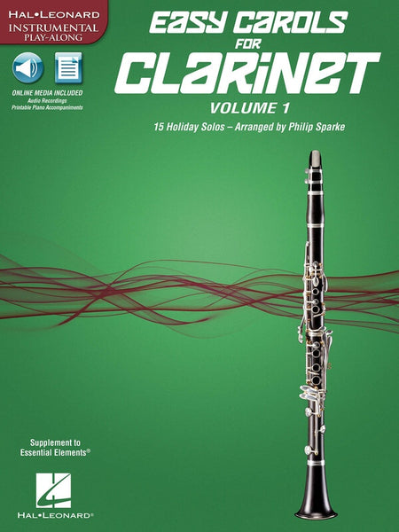 EASY CAROLS FOR CLARINET VOL 1 BK/OLA