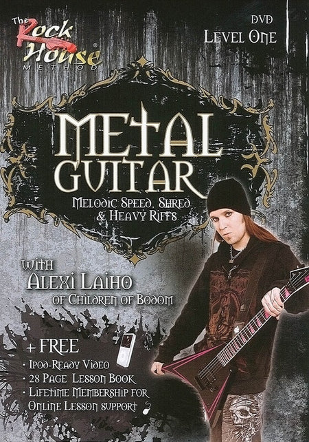 METAL GUITAR MELODIC SPEED SHRED RIFFS LVL 1 DVD