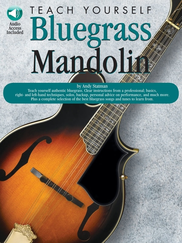 TEACH YOURSELF BLUEGRASS MANDOLIN BK/OLA