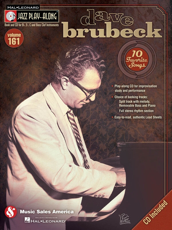 DAVE BRUBECK JAZZ PLAYALONG V161 BK/CD