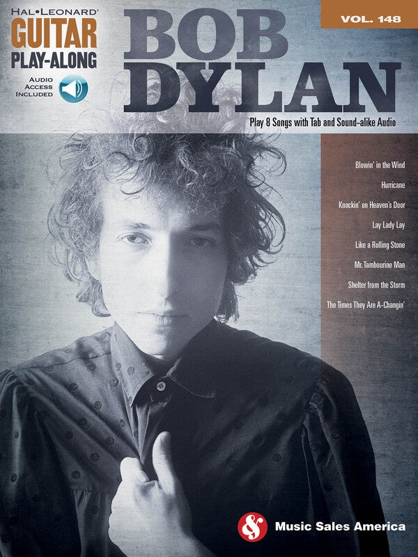 BOB DYLAN GUITAR PLAY ALONG V148 BK/CD