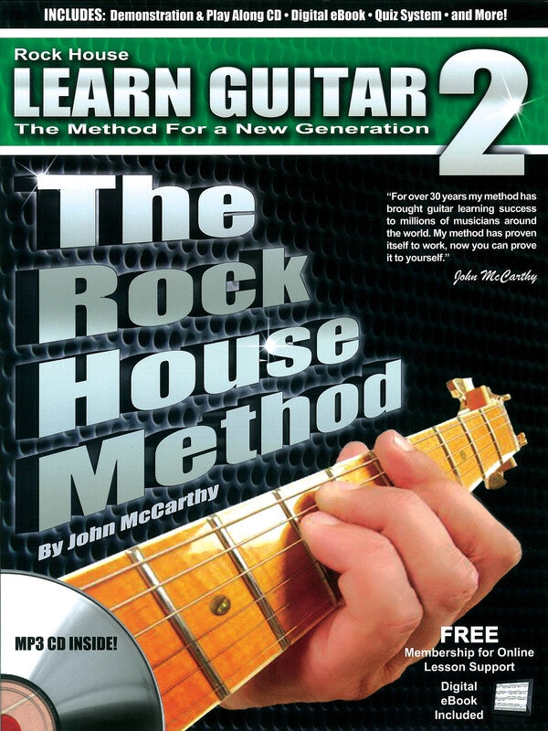 ROCK HOUSE METHOD LEARN GUITAR 2 BK/CD