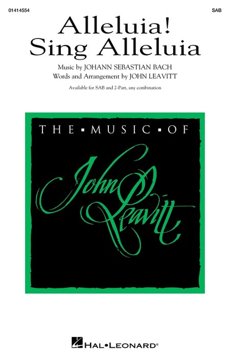 ALLELUIA! SING ALLELUIA SAB/PIANO