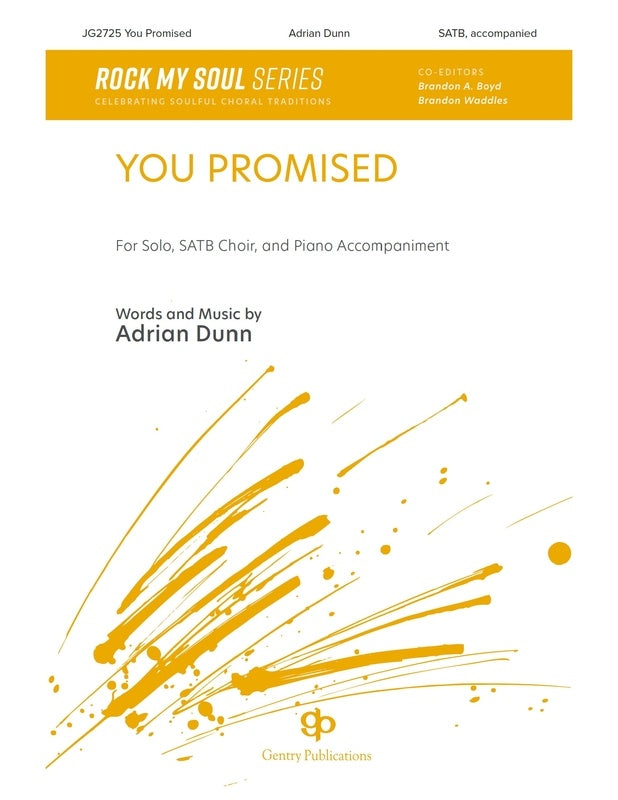 YOU PROMISED SOLO/SATB/PIANO (POD)