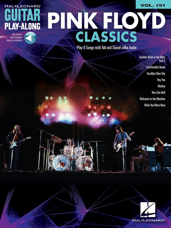 PINK FLOYD CLASSICS GUITAR PLAYALONG V191 BK/OLA