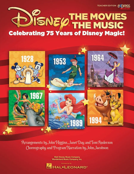 DISNEY THE MOVIES THE MUSIC TEACHER BOOK