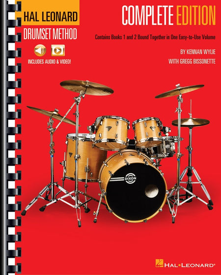 HAL LEONARD DRUMSET METHOD COMPLETE EDITION BK/OLM