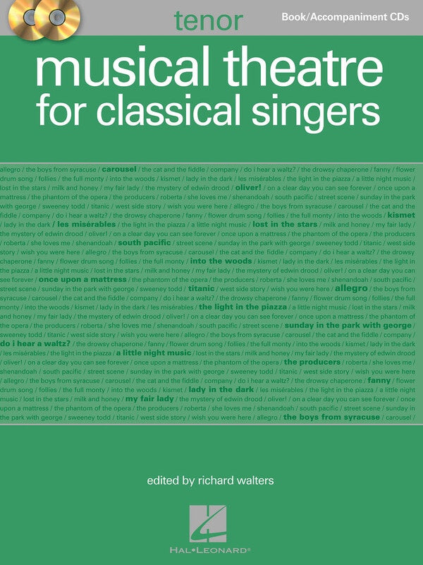 MUSICAL THEATRE FOR CLASSICAL SINGERS TEN BK/2CD