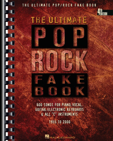 THE ULTIMATE POP ROCK FAKE BOOK 4TH ED