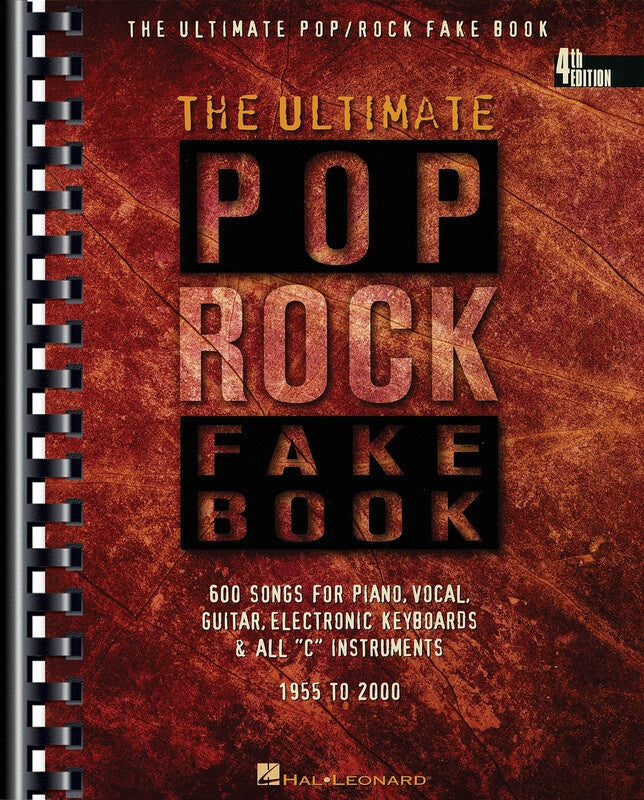 THE ULTIMATE POP ROCK FAKE BOOK 4TH ED