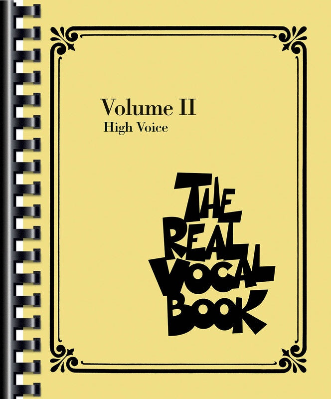REAL VOCAL BOOK VOL 2 HIGH VOICE