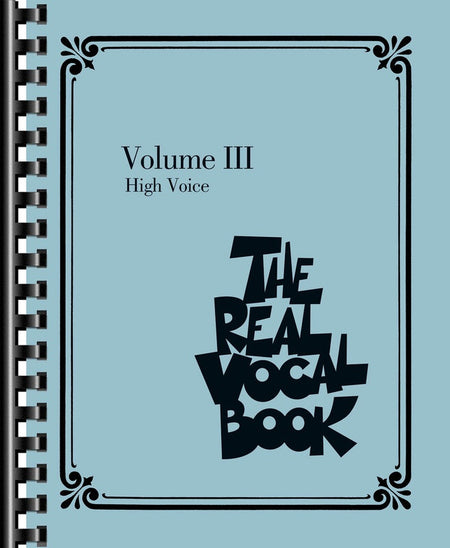 REAL VOCAL BOOK VOL 3 HIGH VOICE