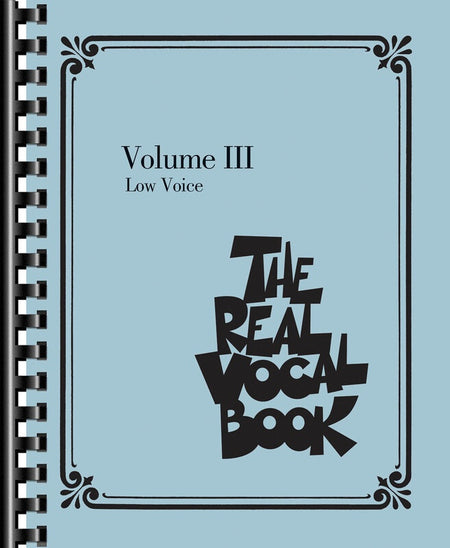 REAL VOCAL BOOK VOL 3 LOW VOICE
