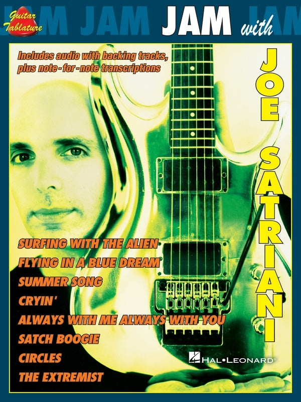 JAM WITH JOE SATRIANI GUITAR TAB BK/OLA