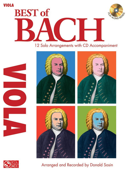 BEST OF BACH FOR VIOLA BK/CD