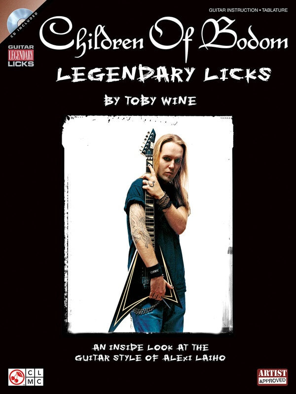 CHILDREN OF BODOM LEGENDARY LICKS BK/CD GTR