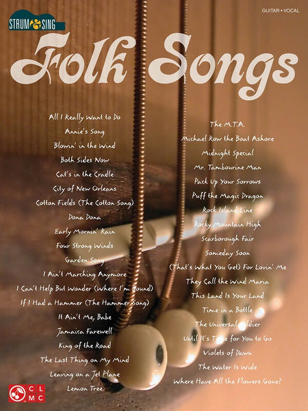 FOLK SONGS STRUM & SING GTR CHORDS LYRICS