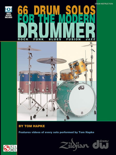 66 DRUM SOLOS FOR THE MODERN DRUMMER BK/OLA