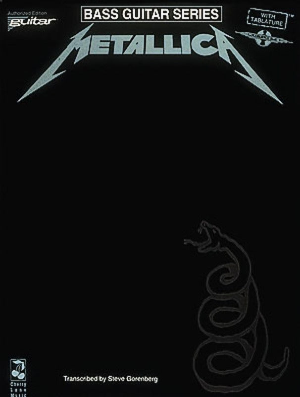 METALLICA BLACK BOOK BASS TAB PILI