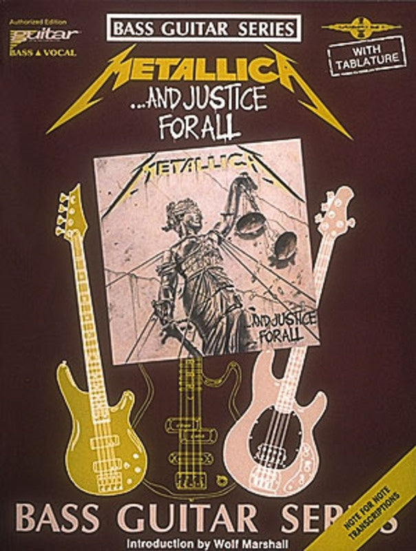 METALLICA - AND JUSTICE FOR ALL BASS GUITAR TAB