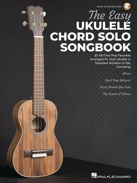 THE EASY UKULELE CHORD SOLO SONGBOOK BK/OLA