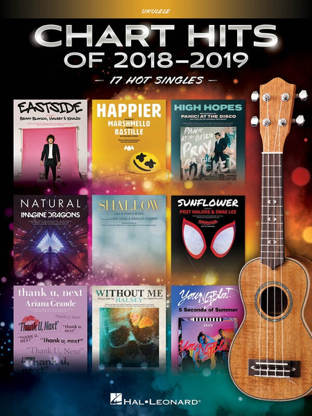 CHART HITS OF 2018-2019 FOR UKULELE