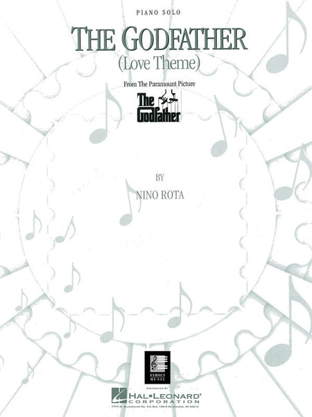 LOVE THEME FROM THE GODFATHER PIANO SOLO S/S