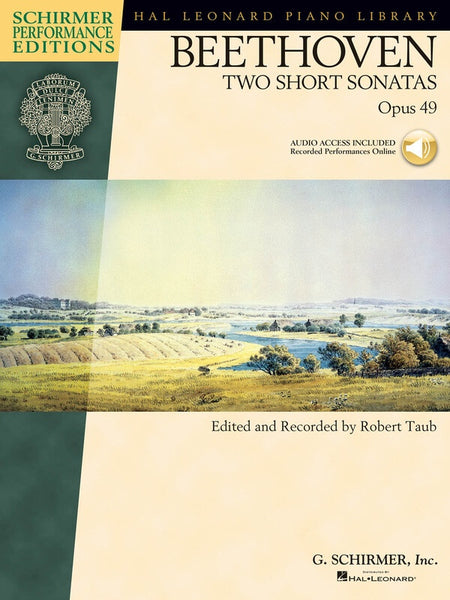 TWO SHORT SONATAS OP 49 BEETHOVEN SPE BK/CD