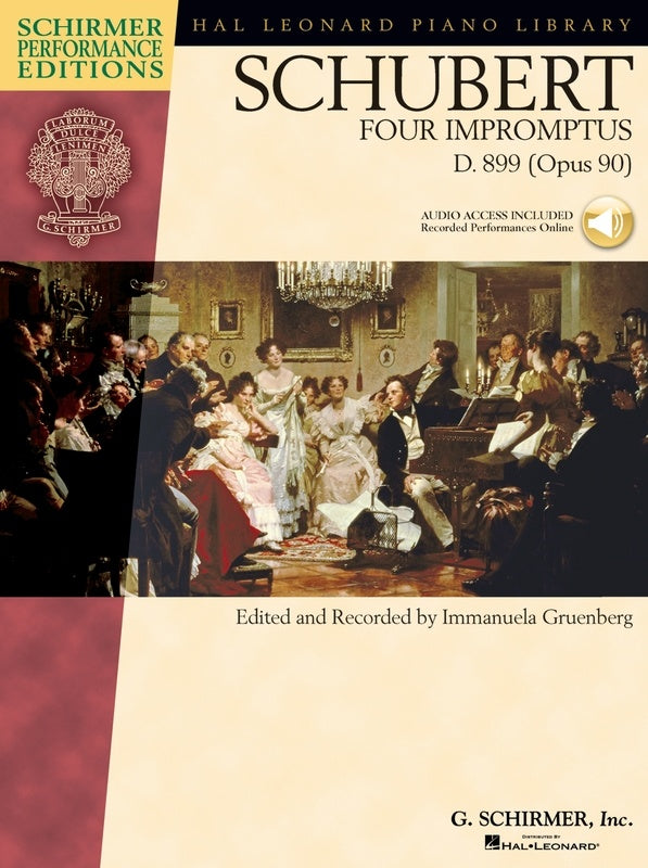 SCHUBERT - 4 IMPROMPTUS D 899 OP 90 BK/OLA SPE