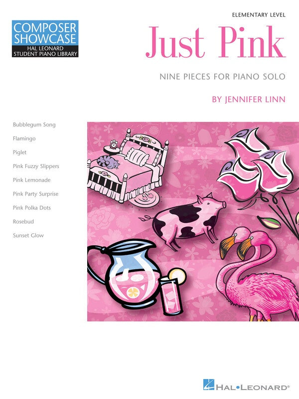 JUST PINK 9 PIECES FOR PIANO SOLO ELEMENTARY HLSPL