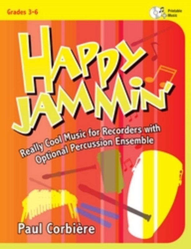 HAPPY JAMMIN RECORDERS WITH OPT PERC ENS BK/CD