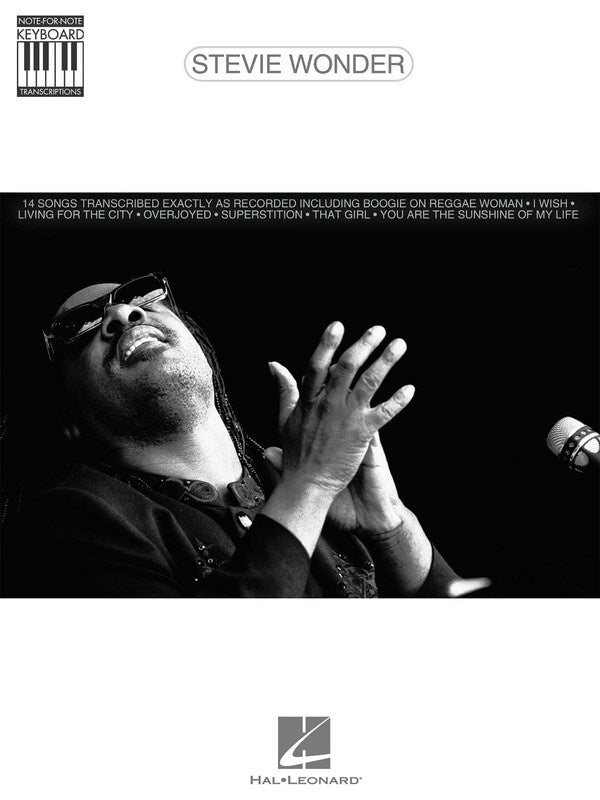 STEVIE WONDER NOTE FOR NOTE KEYBOARD TRANSCRIPTIONS