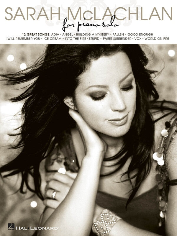 SARAH MCLACHLAN FOR PIANO SOLO