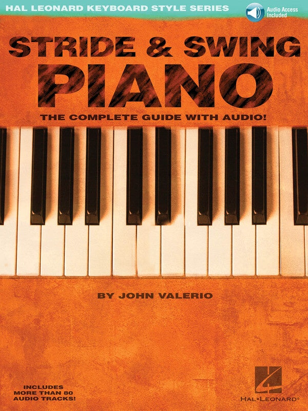 STRIDE AND SWING PIANO KEYBOARD STYLE BK/OLA