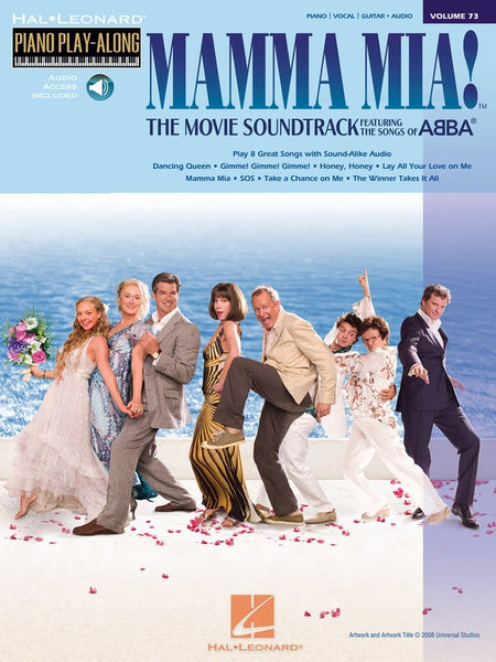 MAMMA MIA THE MOVIE PIANO PLAY ALONG BK/CD V73