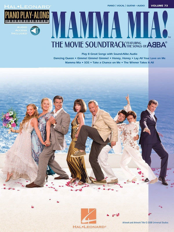 MAMMA MIA THE MOVIE PIANO PLAY ALONG BK/CD V73