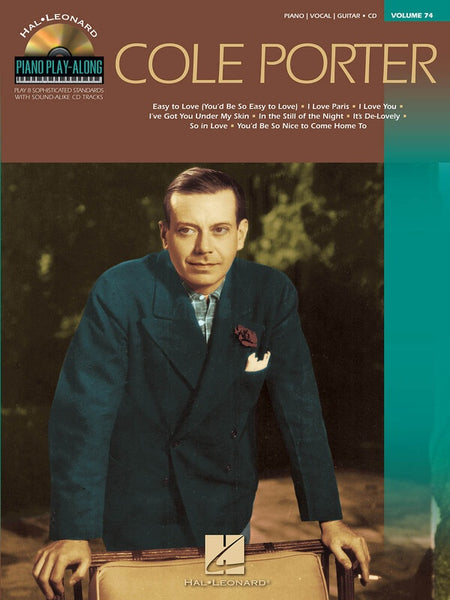 COLE PORTER PIANO PLAY ALONG BK/CD V74