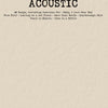 BUDGET BOOKS ACOUSTIC PVG