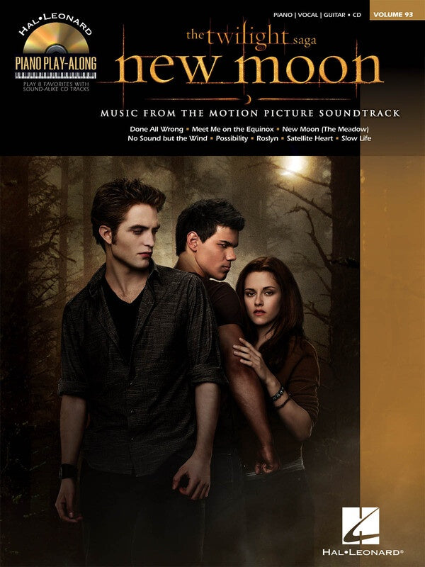 TWILIGHT NEW MOON PIANO PLAY ALONG V93 BK/CD