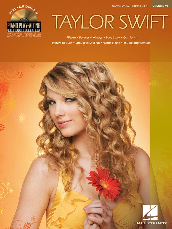 TAYLOR SWIFT PIANO PLAY ALONG V95 BK/CD