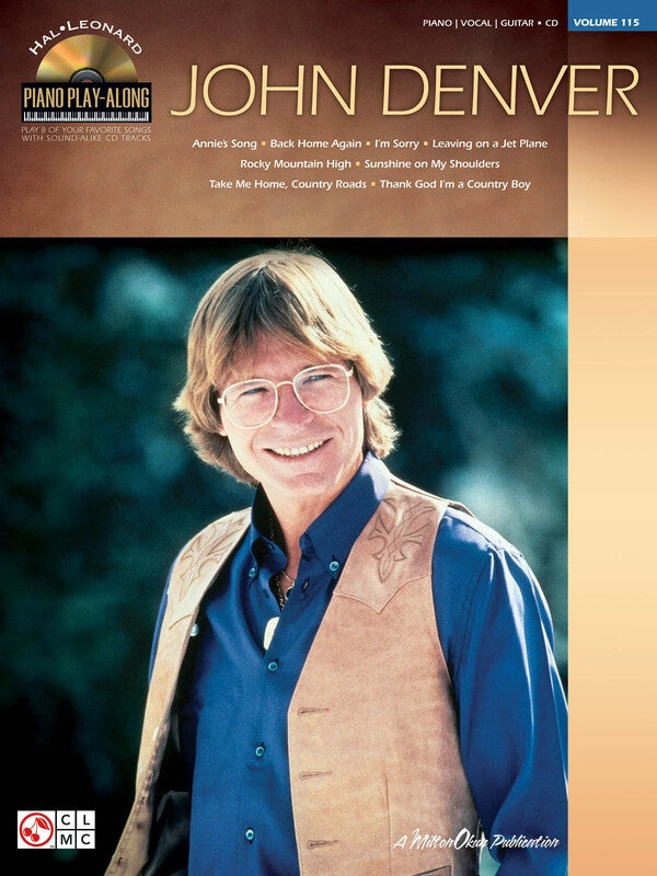 JOHN DENVER PIANO PLAY ALONG BK/CD V115