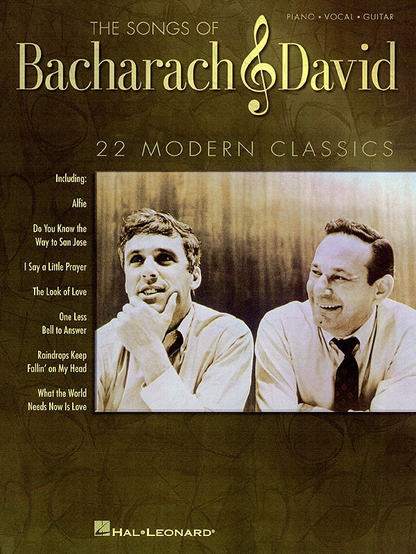 SONGS OF BURT BACHARACH & HAL DAVID PVG