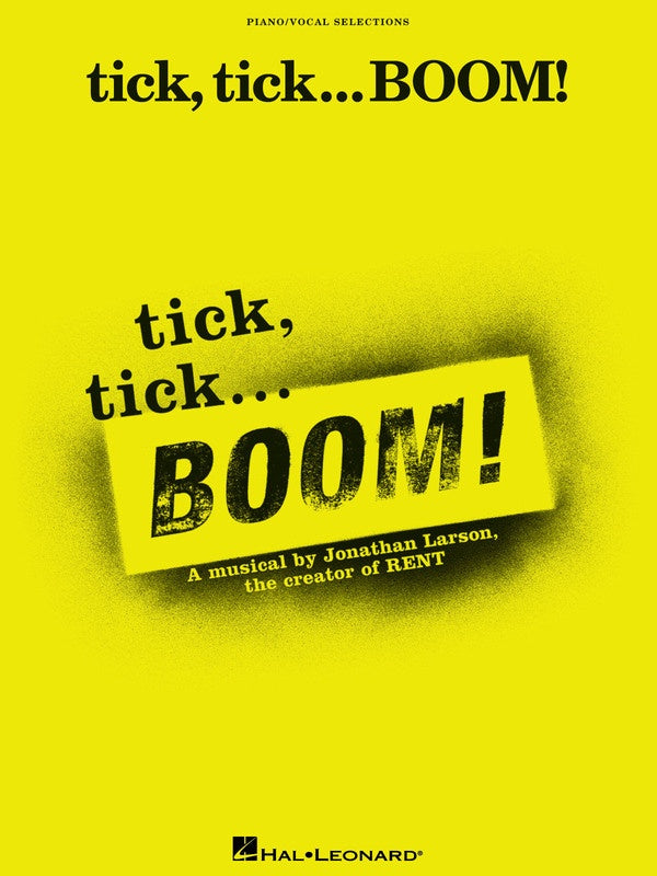 TICK TICK BOOM VOCAL SELECTIONS