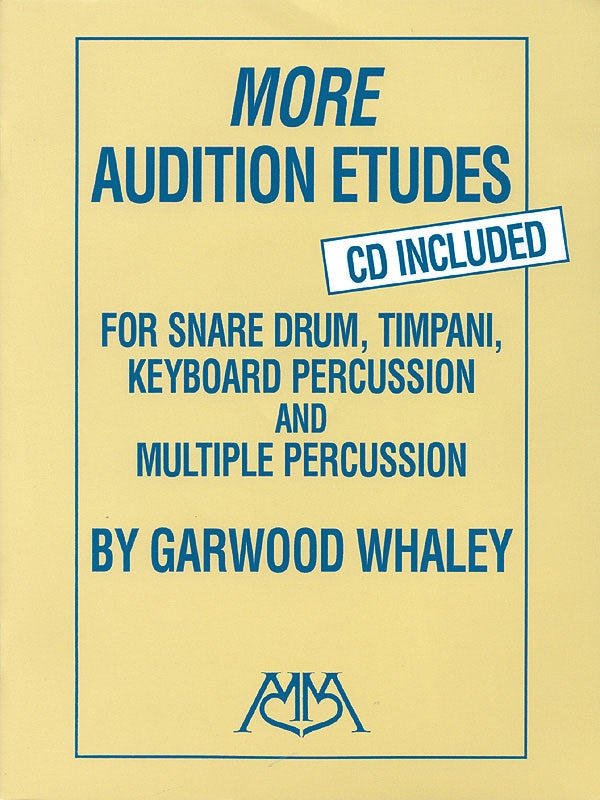 MORE AUDITION ETUDES PERCUSSION BK/CD