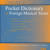 POCKET DICTIONARY OF FOREIGN MUSICAL TERMS