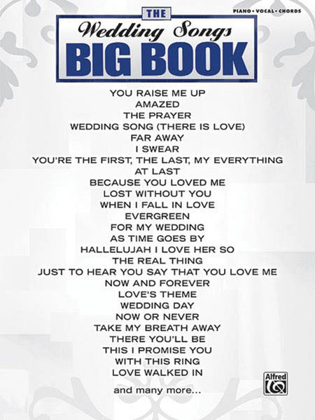 WEDDING SONGS BIG BOOK PVG