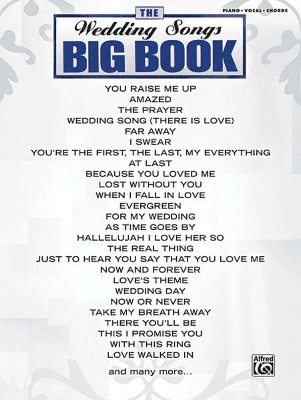 WEDDING SONGS BIG BOOK PVG