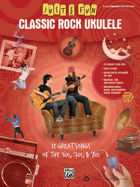 JUST FOR FUN CLASSIC ROCK EASY UKULELE